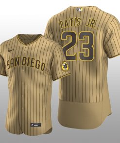 San Diego Padres Fernando Tatis Jr. Authentic Alternate Tan Brown Jersey