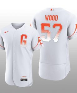 San Francisco Giants Alex Wood 2021 City Connect Authentic White Jersey