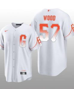San Francisco Giants Alex Wood 2021 City Connect Replica White Jersey