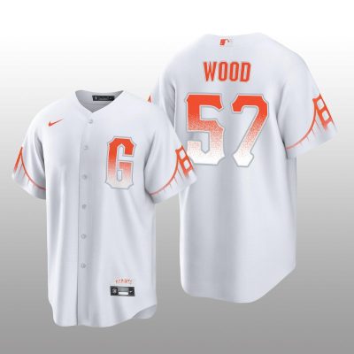 San Francisco Giants Alex Wood City Connect Replica White Jersey
