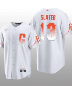 San Francisco Giants Austin Slater 2021 City Connect Replica White Jersey