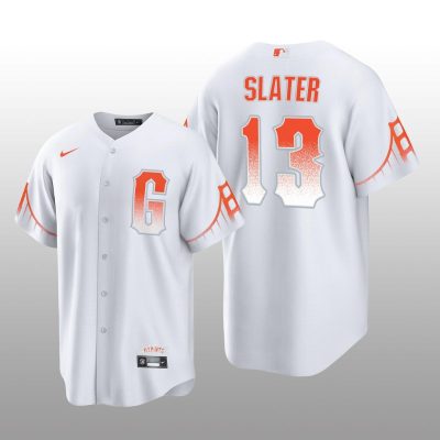 San Francisco Giants Austin Slater City Connect Replica White Jersey