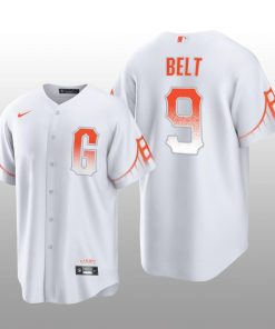 San Francisco Giants Brandon Belt 2021 City Connect Replica White Jersey