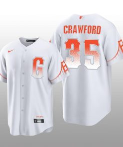 San Francisco Giants Brandon Crawford 2021 City Connect Replica White Jersey