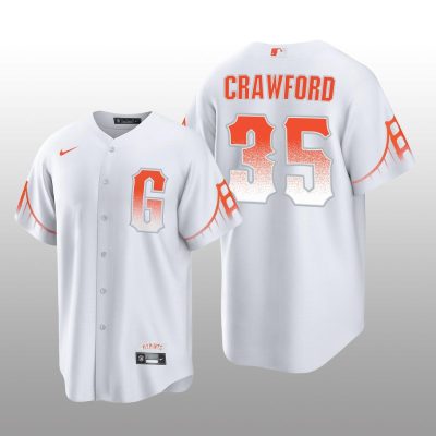 San Francisco Giants Brandon Crawford City Connect Replica White Jersey