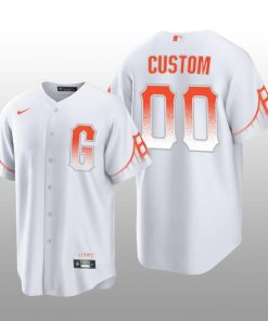 San Francisco Giants Custom 2021 City Connect Replica White Jersey