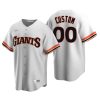 San Francisco Giants Custom White Cooperstown Collection Home Jersey