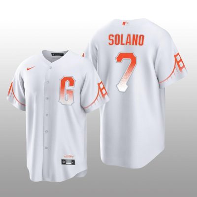 San Francisco Giants Donovan Solano City Connect Replica White Jersey