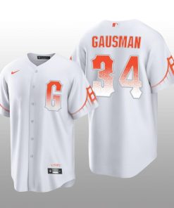 San Francisco Giants Kevin Gausman 2021 City Connect Replica White Jersey