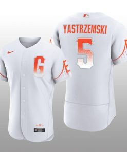 San Francisco Giants Mike Yastrzemski 2021 City Connect Authentic White Jersey