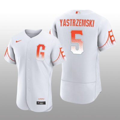San Francisco Giants Mike Yastrzemski City Connect Authentic White Jersey