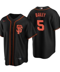 San Francisco Giants Patrick Bailey Black 2020 MLB Draft Alternate Replica Jersey
