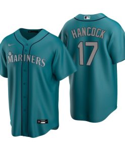Seattle Mariners Emerson Hancock Aqua 2020 MLB Draft Alternate Team Replica Jersey