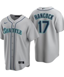 Seattle Mariners Emerson Hancock Gray 2020 MLB Draft Road Replica Jersey