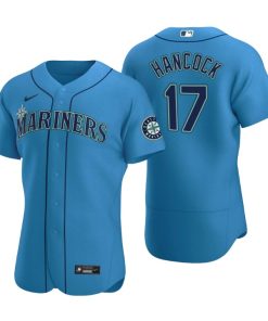 Seattle Mariners Emerson Hancock Royal Authentic 2020 MLB Draft Alternate Jersey