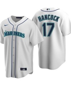 Seattle Mariners Emerson Hancock White 2020 MLB Draft Home Replica Jersey