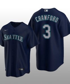 Seattle Mariners J.P. Crawford Navy Alternate 2020 Replica Player Jersey