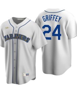 Seattle Mariners Ken Griffey Jr. White Cooperstown Collection Home Jersey