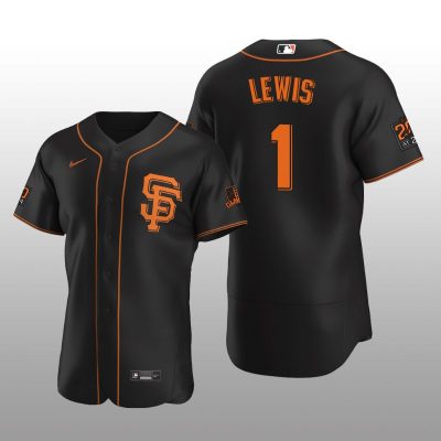 Seattle Mariners Kyle Lewis Black Alternate Alternate Player Jersey