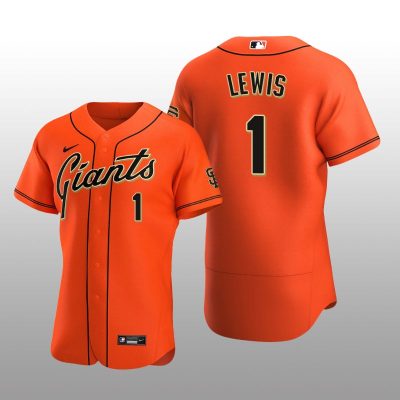 Seattle Mariners Kyle Lewis Orange Alternate 2020 Alternate Jersey