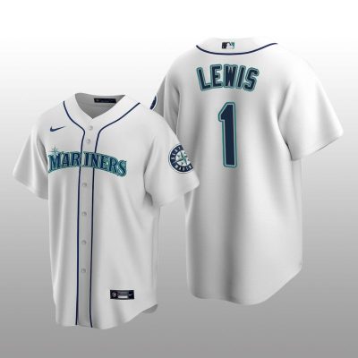 Seattle Mariners Kyle Lewis White Home 2020 Replica Player Jersey