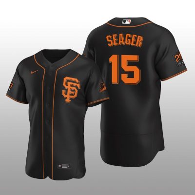 Seattle Mariners Kyle Seager Black Alternate 2025 Alternate Player Jersey