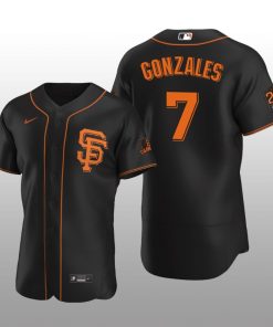 Seattle Mariners Marco Gonzales Black Alternate 2023 Alternate Player Jersey