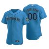 Seattle Mariners Royal 2020 Alternate Authentic Custom Men's Jersey