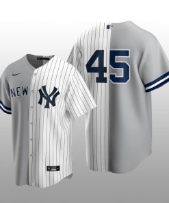 Split Replica Jersey Gerrit Cole Gray-White New York Yankees