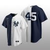 Split Replica Jersey Gerrit Cole Navy-White New York Yankees