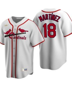 St. Louis Cardinals Carlos Martinez White Cooperstown Collection Home Jersey