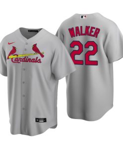 St. Louis Cardinals Jordan Walker Gray 2020 MLB Draft Road Replica Jersey