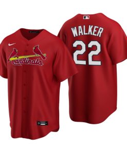 St. Louis Cardinals Jordan Walker Red 2020 MLB Draft Alternate Replica Jersey