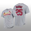 St. Louis Cardinals Mark McGwire Cool Base Road Official Player Gray Jersey