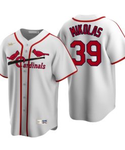 St. Louis Cardinals Miles Mikolas White Cooperstown Collection Home Jersey