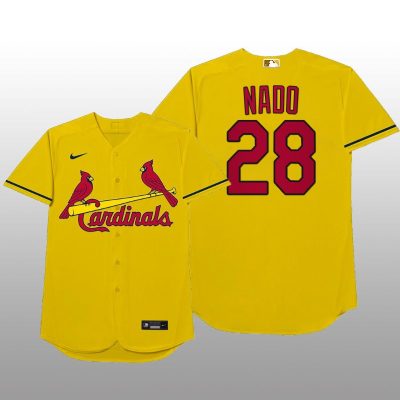 St. Louis Cardinals Nolan Arenado MLB Players Weekend Nickname Yellow Jersey