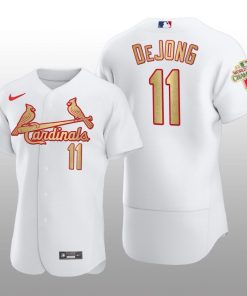St. Louis Cardinals Paul DeJong World Series Champions Nike White Jersey
