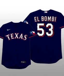 Texas Rangers Adolis Garcia 2021 MLB Players Weekend Nickname Blue Jersey