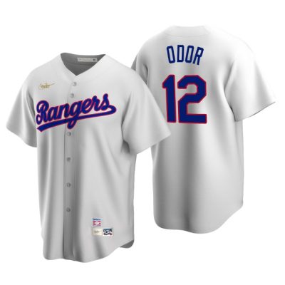 Texas Rangers Rougned Odor White Cooperstown Collection Home Jersey