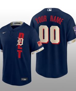 Tigers Custom 2021 MLB All-Star Game Replica Navy Jersey