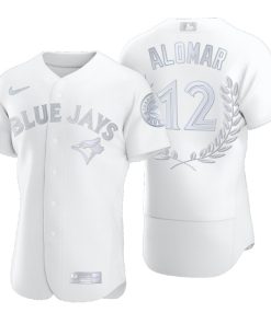 Toronto Blue Jays Roberto Alomar White Awards Collection Retirement Jersey