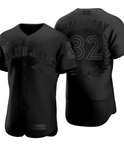 Toronto Blue Jays Roy Halladay Black Awards Collection AL Cy Young Jersey