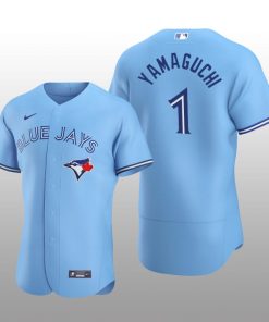 Toronto Blue Jays Shun Yamaguchi Blue Alternate 2020 Alternate Jersey