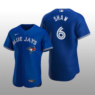 Toronto Blue Jays Travis Shaw Royal Alternate 2020 Alternate Team Jersey