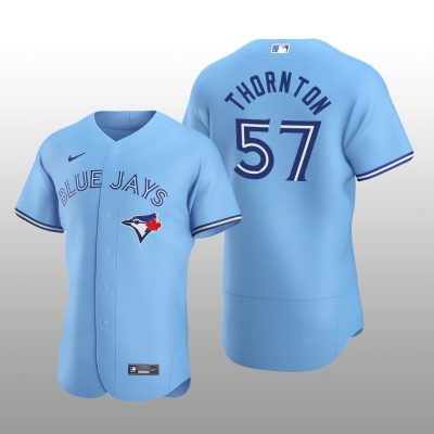 Toronto Blue Jays Trent Thornton Blue Alternate 2020 Alternate Jersey