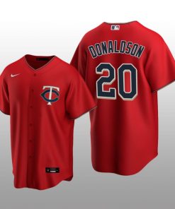 Twins Josh Donaldson Men's Jersey Red Alternate Nike Replica
