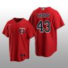 Twins Lewis Thorpe Men's Jersey Red Alternate Nike Replica