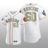 White  2017 World Series Champions Dallas Keuchel Houston Astros Jersey