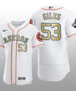 White  2017 World Series Champions Ken Giles Houston Astros Jersey
