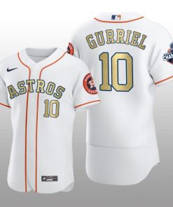 White  2017 World Series Champions Yuli Gurriel Houston Astros Jersey